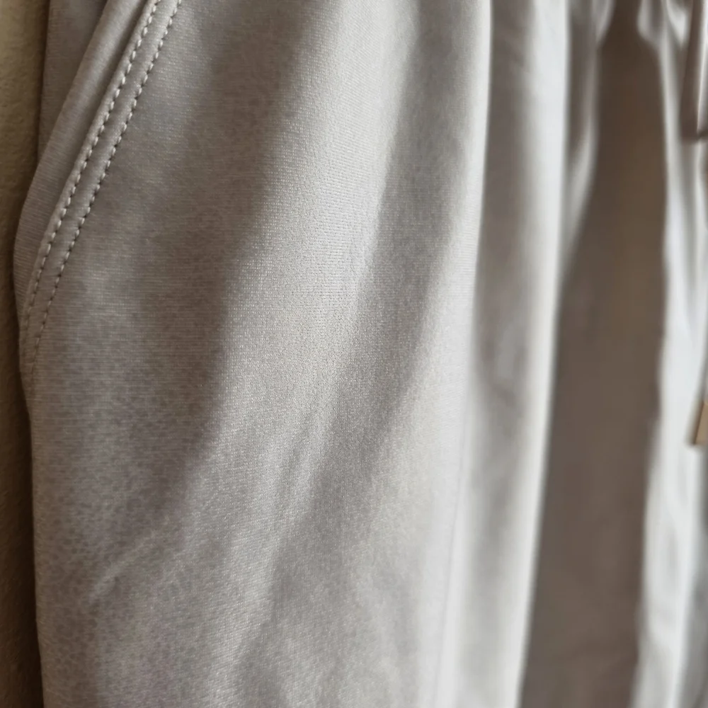 Maison d'Amelie Paris Faux Suede Drawstring Mini Skirt in Tan/Beige - Size‎ M